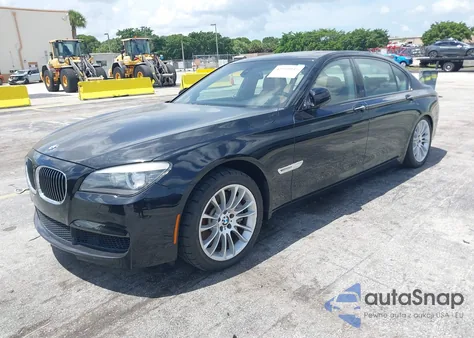 2012 BMW 750Li from USA, damaged, VIN WBAKB8C53CDX20766